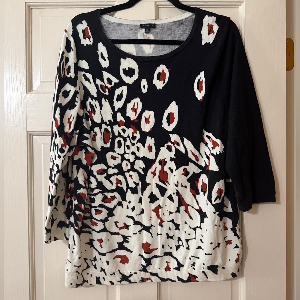 Women’s Talbots Patterned Tunic XL